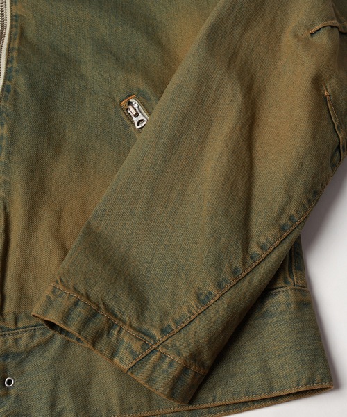 JIEDA(ジエダ)の「DENIM ZIP JACKET(デニムジャケット・メンズ・ブラック/ライトピンク/インディゴブルー・1/2)」の14枚目の写真