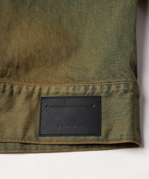 JIEDA(ジエダ)の「DENIM ZIP JACKET(デニムジャケット・メンズ・ブラック/ライトピンク/インディゴブルー・1/2)」の12枚目の写真