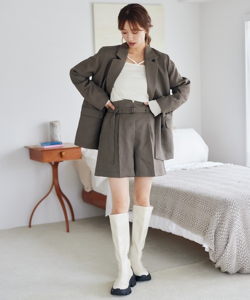 mysty woman（ミスティウーマン）の「スニーカーロングブーツ 144051（ブーツ・レディース・ホワイト/ブラック/グレー・MEDIUM/LARGE）」の21枚目の写真