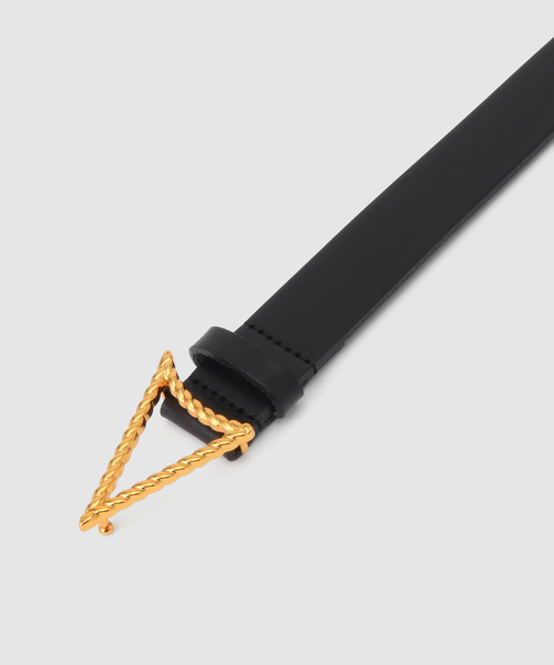 ROPE トライアングル　バックルレザーベルト ROPE'（ロペ）の「トライアングルバックルレザーベルト