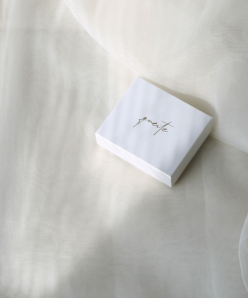 K10 YG マーキス ピアス ［queite］（ピアス（両耳用））｜queite（ケイト）