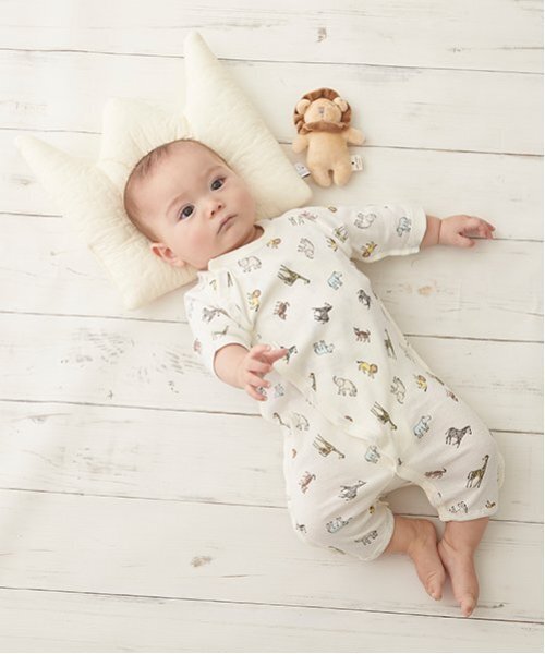 petit main(プティマイン)の「【オーガニック】2WAYオール2P(ロンパース・キッズ・ラベンダー/ライトカーキ/イエロー/ライトピンク・50-70cm)」の6枚目の写真