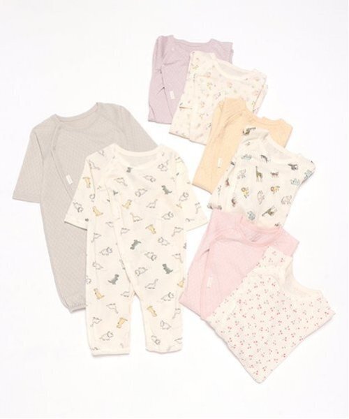 petit main(プティマイン)の「【オーガニック】2WAYオール2P(ロンパース・キッズ・ラベンダー/ライトカーキ/イエロー/ライトピンク・50-70cm)」の20枚目の写真