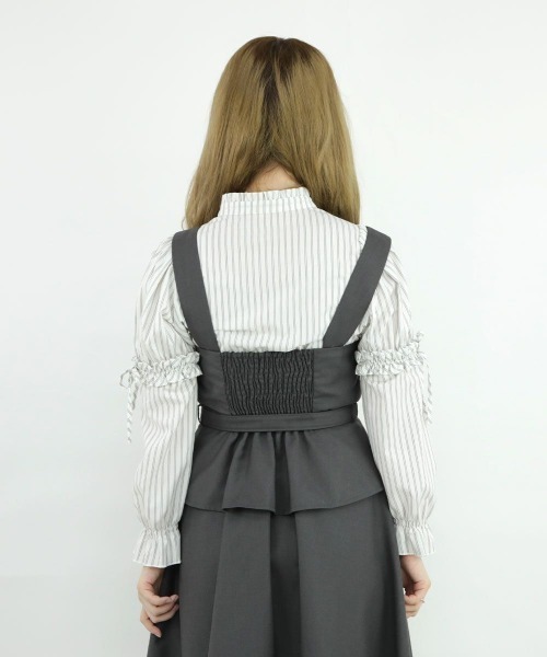 F i.n.t（フィント）の「フリル使い2wayスリーブブラウス/fint（シャツ/ブラウス・レディース・ホワイト×ブラック/オフホワイト/ピンク・FREE）」の12枚目の写真