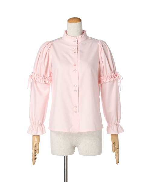 F i.n.t（フィント）の「フリル使い2wayスリーブブラウス/fint（シャツ/ブラウス・レディース・ホワイト×ブラック/オフホワイト/ピンク・FREE）」の18枚目の写真