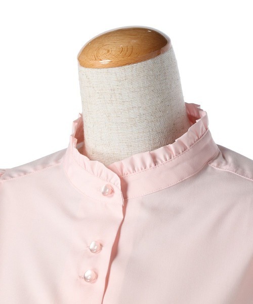 F i.n.t（フィント）の「フリル使い2wayスリーブブラウス/fint（シャツ/ブラウス・レディース・ホワイト×ブラック/オフホワイト/ピンク・FREE）」の22枚目の写真