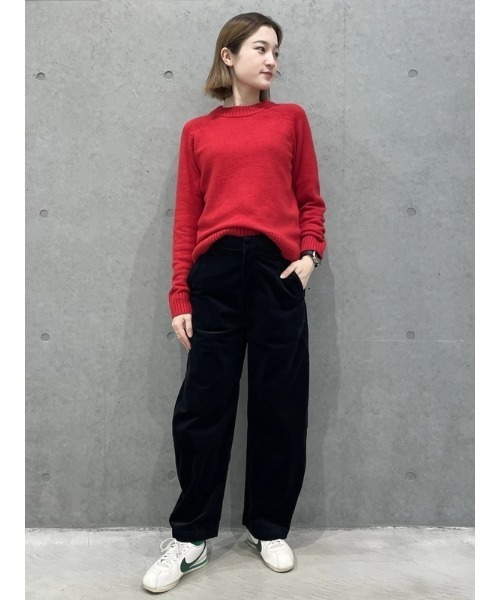 【セール】365 ハイライズ コーデュロイ テーパード アンクルトラウザーパンツ（その他パンツ）｜GAP（ギャップ）