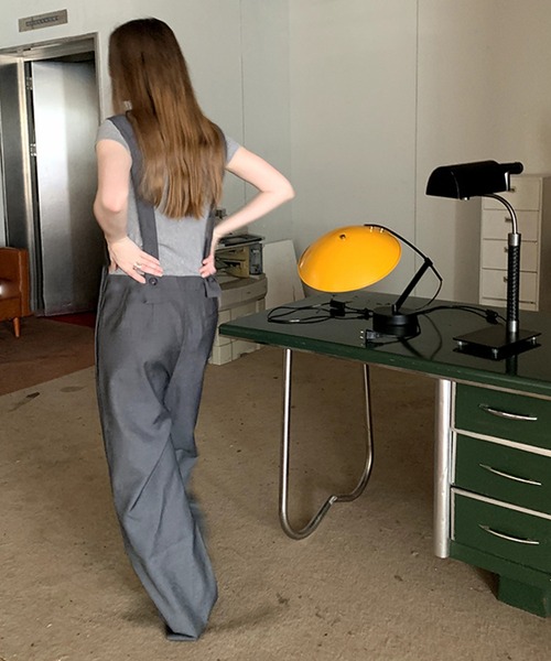 【セール】【25SS】ルーズサロペット LON24a021（サロペット/オーバーオール）｜LONSLAN（ロンスラン）