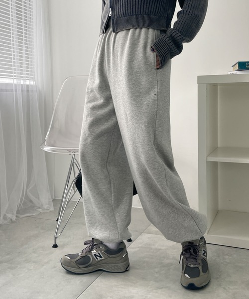 WEGO（ウィゴー）の「WEGO/裏起毛スウェットジョガーパンツ（スウェットパンツ・レディース・ブラック/アイボリー/杢グレー・MEDIUM/SMALL）」の16枚目の写真