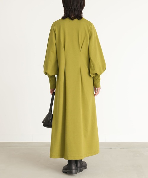 n'OrLABEL（ノアールレーベル）の「『ウエスト絞りワンピース』（ワンピース・レディース・グリーン/ブルー/ブラック・1/2）」の19枚目の写真
