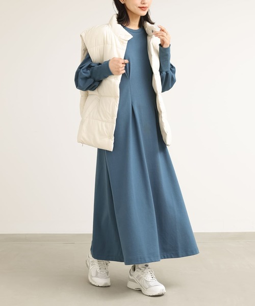 n'OrLABEL（ノアールレーベル）の「『ウエスト絞りワンピース』（ワンピース・レディース・グリーン/ブルー/ブラック・1/2）」の13枚目の写真