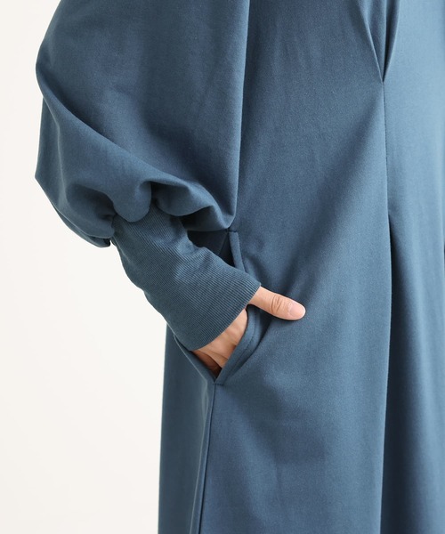 n'OrLABEL（ノアールレーベル）の「『ウエスト絞りワンピース』（ワンピース・レディース・グリーン/ブルー/ブラック・1/2）」の17枚目の写真