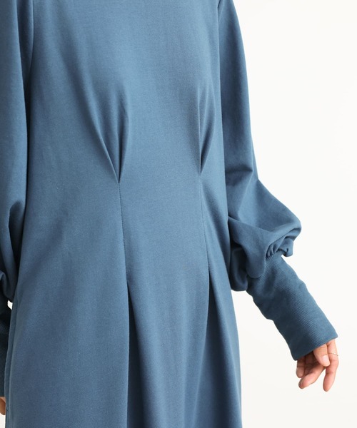 n'OrLABEL（ノアールレーベル）の「『ウエスト絞りワンピース』（ワンピース・レディース・グリーン/ブルー/ブラック・1/2）」の18枚目の写真