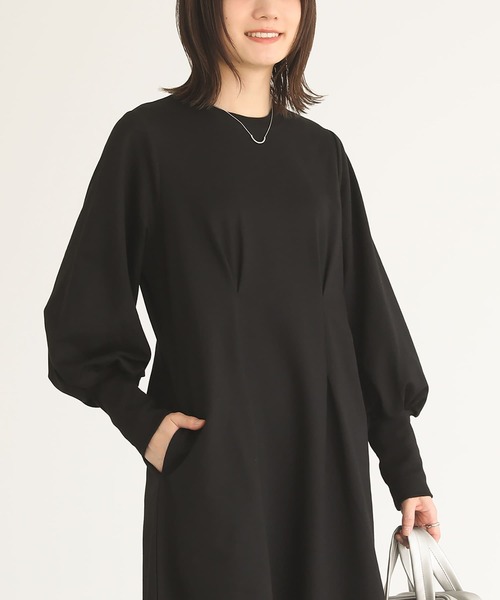 n'OrLABEL（ノアールレーベル）の「『ウエスト絞りワンピース』（ワンピース・レディース・グリーン/ブルー/ブラック・1/2）」の21枚目の写真