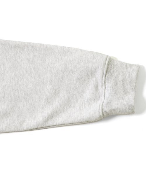 GLAZOS(グラソス)の「【大人向けサイズあり】【毛玉になりにくいしっかり素材】フードプリントジップパーカー(パーカー・キッズ・ブラック/オートミール・S/M/L/LL)」の8枚目の写真