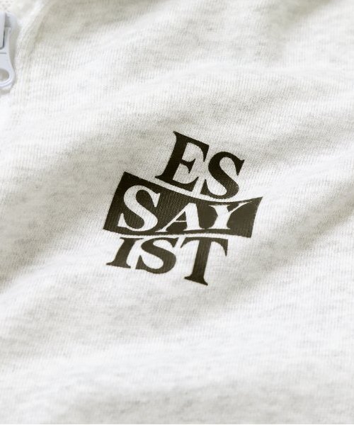 GLAZOS(グラソス)の「【大人向けサイズあり】【毛玉になりにくいしっかり素材】フードプリントジップパーカー(パーカー・キッズ・ブラック/オートミール・S/M/L/LL)」の11枚目の写真