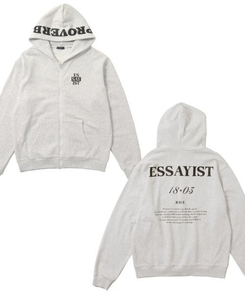 GLAZOS(グラソス)の「【大人向けサイズあり】【毛玉になりにくいしっかり素材】フードプリントジップパーカー(パーカー・キッズ・ブラック/オートミール・S/M/L/LL)」の17枚目の写真