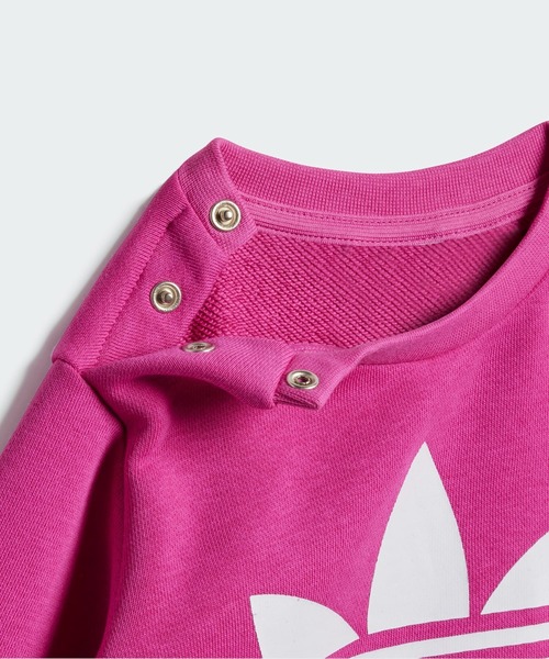 adidas（アディダス）の「クルーセット キッズ / アディダスオリジナルス adidas Originals（ジャージ・キッズ・ピンク/ブルー/ブラック・60/70/80/90/100）」の12枚目の写真