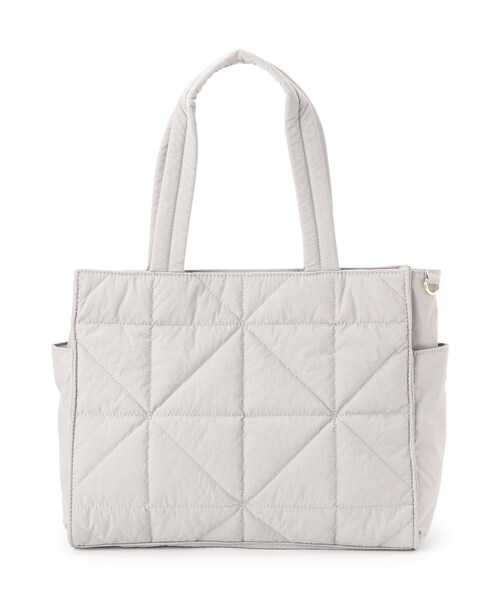 grove（グローブ）の「◆【A4・軽量】キルト多ポケトート（トートバッグ・レディース・ブラック/ダークグレー/ブルー系その他/ライトグレー・00）」の14枚目の写真