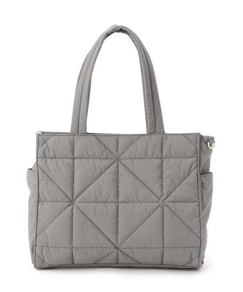 grove（グローブ）の「◆【A4・軽量】キルト多ポケトート（トートバッグ・レディース・ブラック/ダークグレー/ブルー系その他/ライトグレー・00）」の17枚目の写真