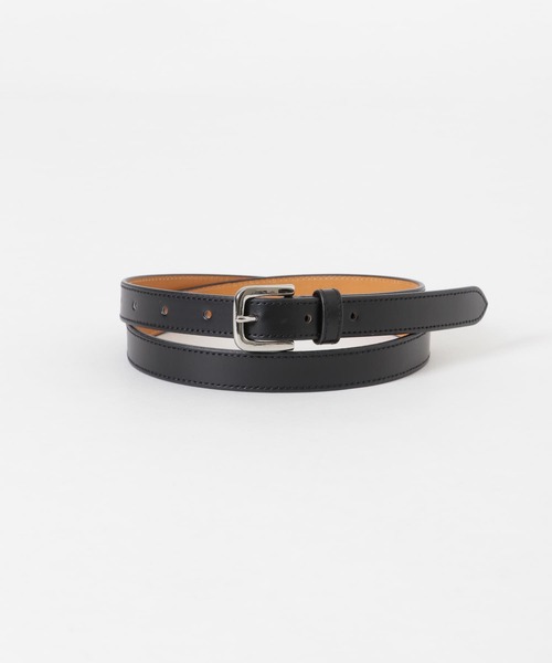 Scye(サイ)の「Scye Box Leather Belt(ベルト・メンズ・ブラック/ブラウン・MEDIUM)」の2枚目の写真