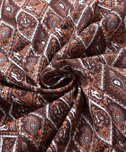 BENDER TOKYO（ベンダートウキョウ）の「【BENDER TOKYO】総柄プリント レギュラーカラーシャツ 長袖 柄シャツ（シャツ/ブラウス・メンズ・その他/ブラック系/ブラック系1/ブラウン系/ブルー系/レッド系・XL/3XL/S/M/L/2XL）」の8枚目の写真