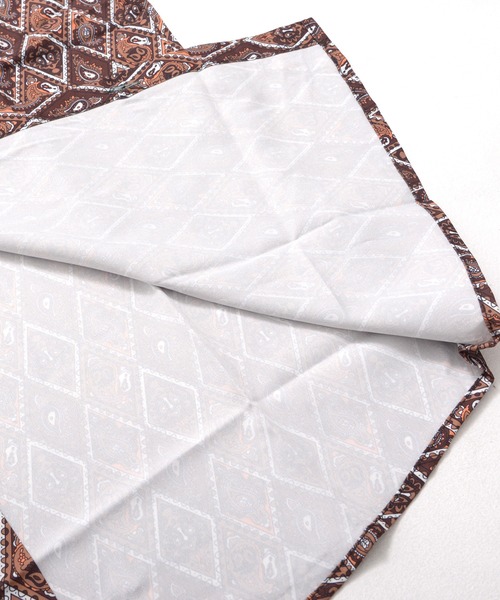 BENDER TOKYO（ベンダートウキョウ）の「【BENDER TOKYO】総柄プリント レギュラーカラーシャツ 長袖 柄シャツ（シャツ/ブラウス・メンズ・その他/ブラック系/ブラック系1/ブラウン系/ブルー系/レッド系・XL/3XL/S/M/L/2XL）」の7枚目の写真