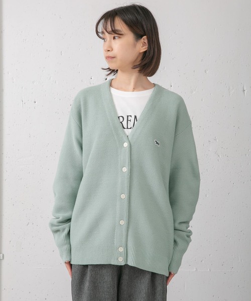 URBAN RESEARCH DOORS(アーバンリサーチドアーズ)の「『WEB/一部店舗限定カラー』『別注』PENNEYS THE FOX Vネックニットカーディガン(カーディガン/ボレロ・レディース・チャコールグレー/アイボリー/レッド/マスタード/ミント・MEDIUM)」の16枚目の写真