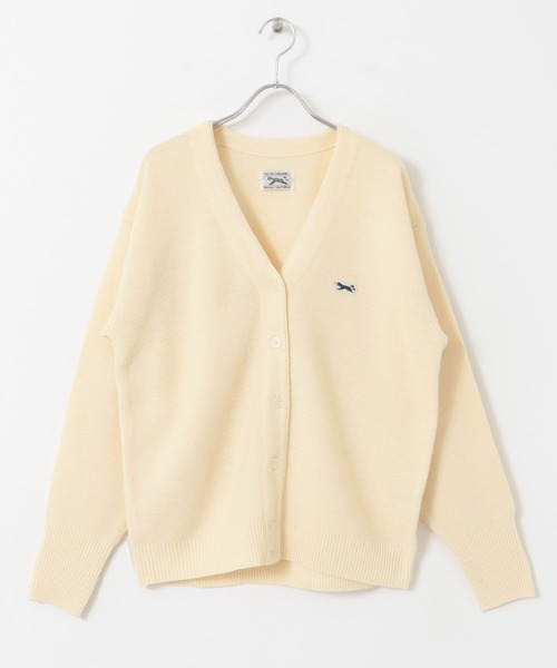 URBAN RESEARCH DOORS(アーバンリサーチドアーズ)の「『WEB/一部店舗限定カラー』『別注』PENNEYS THE FOX Vネックニットカーディガン(カーディガン/ボレロ・レディース・チャコールグレー/アイボリー/レッド/マスタード/ミント・MEDIUM)」の20枚目の写真