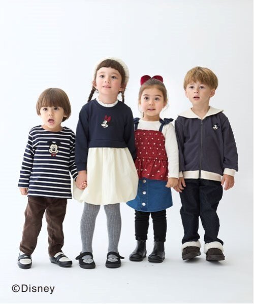 petit main（プティマイン）の「【Disney】セーラーZIPパーカ（パーカー・キッズ・チャコール/アイボリー・80ｃｍ/90cm/100cm/110cm/120cm/130cm）」の16枚目の写真