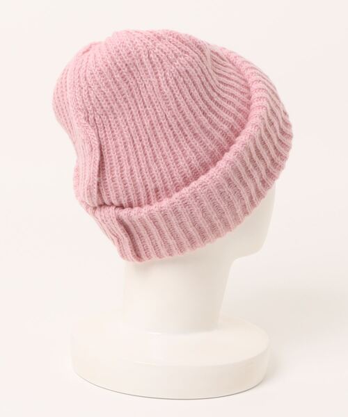 Burner（バーナー）の「【OKUOKU　0909】 「L」ロゴ シンプル ニット帽 oku-bosi-742816042710-2（ニットキャップ/ビーニー・レディース・ベージュ/ピンク/ブラウン/アイボリー/ブラック/グレー・FREE）」の7枚目の写真