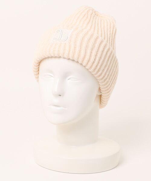 Burner（バーナー）の「【OKUOKU　0909】 「L」ロゴ シンプル ニット帽 oku-bosi-742816042710-2（ニットキャップ/ビーニー・レディース・ベージュ/ピンク/ブラウン/アイボリー/ブラック/グレー・FREE）」の14枚目の写真