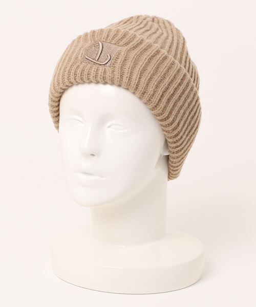 Burner（バーナー）の「【OKUOKU　0909】 「L」ロゴ シンプル ニット帽 oku-bosi-742816042710-2（ニットキャップ/ビーニー・レディース・ベージュ/ピンク/ブラウン/アイボリー/ブラック/グレー・FREE）」の16枚目の写真