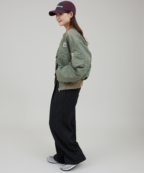 JOINT WORKS（ジョイントワークス）の「irojikake/イロジカケ IJ FLIGHT JACKET（その他アウター・レディース・ネイビー/カーキ・SMALL）」の8枚目の写真