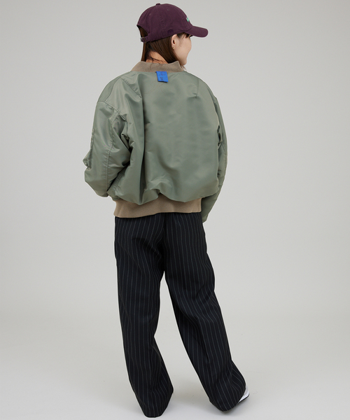 JOINT WORKS（ジョイントワークス）の「irojikake/イロジカケ IJ FLIGHT JACKET（その他アウター・レディース・ネイビー/カーキ・SMALL）」の9枚目の写真