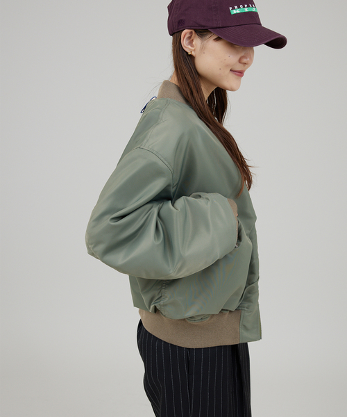 JOINT WORKS（ジョイントワークス）の「irojikake/イロジカケ IJ FLIGHT JACKET（その他アウター・レディース・ネイビー/カーキ・SMALL）」の13枚目の写真