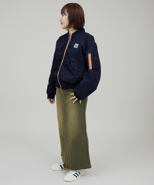 JOINT WORKS（ジョイントワークス）の「irojikake/イロジカケ IJ FLIGHT JACKET（その他アウター・レディース・ネイビー/カーキ・SMALL）」の15枚目の写真