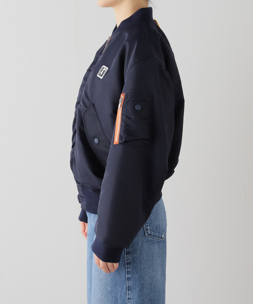 JOINT WORKS（ジョイントワークス）の「irojikake/イロジカケ IJ FLIGHT JACKET（その他アウター・レディース・ネイビー/カーキ・SMALL）」の22枚目の写真