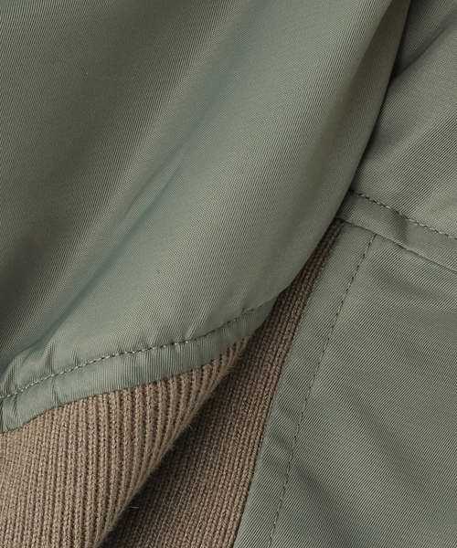 JOINT WORKS（ジョイントワークス）の「irojikake/イロジカケ IJ FLIGHT JACKET（その他アウター・レディース・ネイビー/カーキ・SMALL）」の3枚目の写真