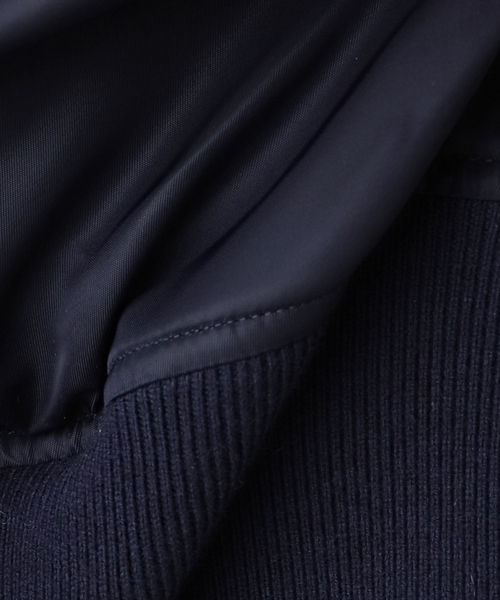 JOINT WORKS（ジョイントワークス）の「irojikake/イロジカケ IJ FLIGHT JACKET（その他アウター・レディース・ネイビー/カーキ・SMALL）」の4枚目の写真