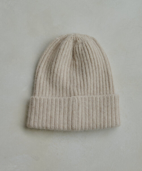 Omekashi(オメカシ)の「ニットキャップ(ニットキャップ/ビーニー・レディース・ブラック/グレー/アイボリー・ONE SIZE)」の4枚目の写真