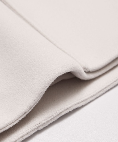 ROPE' PICNIC（ロペピクニック）の「ジャージメルトン＆ツィードスタンドカラーショートコート（その他アウター・レディース・ライトグレー/ブラック/ブラック系その他・38）」の4枚目の写真