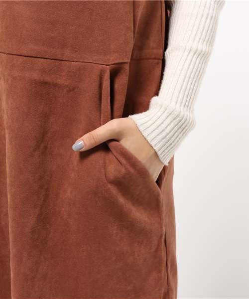 mystic（ミスティック）の「【mystic】Vネックワンピース（ワンピース・レディース・キャメル/グレー/ブラック・ﾌﾘ-）」の9枚目の写真