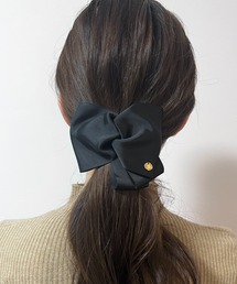 リボンデザインヘアピアス  (両耳用)