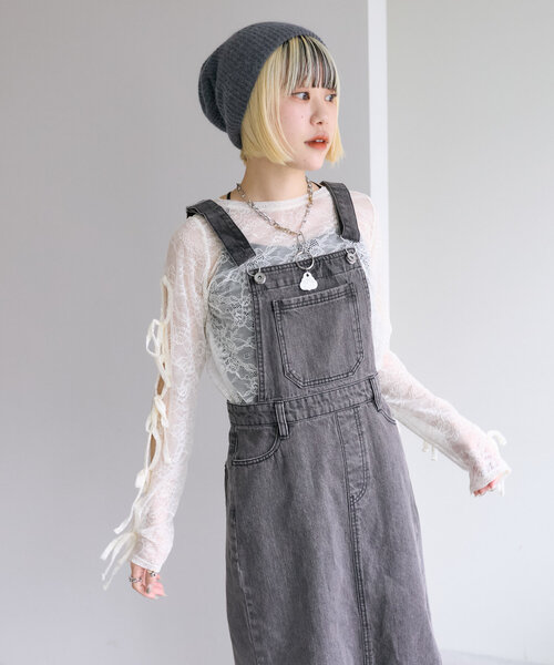 w closet(ダブルクローゼット)の「【4色展開】ニット帽(キャップ・レディース・オフホワイト/グレー/ピンク/パープル・FREE)」の18枚目の写真
