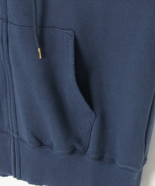 POWER TO THE PEOPLE(パワートゥーザピープル)の「カレッジプリント フルジップパーカー(パーカー・メンズ・グリーン/ライトグレー/ネイビー・M/L)」の10枚目の写真