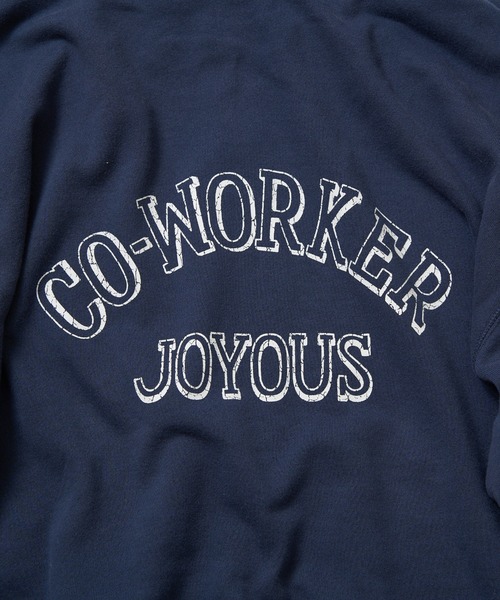 POWER TO THE PEOPLE(パワートゥーザピープル)の「カレッジプリント フルジップパーカー(パーカー・メンズ・グリーン/ライトグレー/ネイビー・M/L)」の20枚目の写真