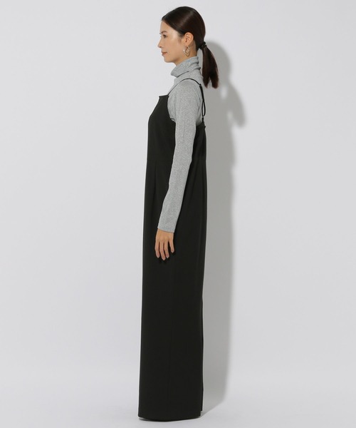 Elura（エルーラ）の「スリムウォームサロペット＜低身長サイズあり＞/133695（サロペット/オーバーオール・レディース・ブラック/ブラック系その他・FREE）」の9枚目の写真