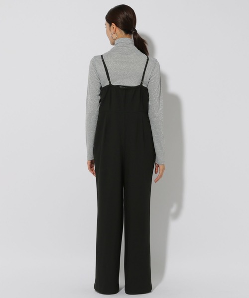 Elura（エルーラ）の「スリムウォームサロペット＜低身長サイズあり＞/133695（サロペット/オーバーオール・レディース・ブラック/ブラック系その他・FREE）」の10枚目の写真