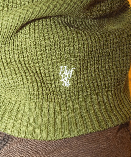 HUF（ハフ）の「1984 CREWNECK SWEATER / HUF 刺繍ロゴ ニット セーター（ニット/セーター・メンズ・グリーン系その他/パープル系その他/ブラック/グレー系その他・SMALL/MEDIUM/LARGE/X-LARGE/XX-LARGE）」の19枚目の写真